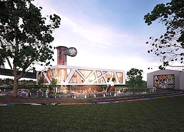 磨碟沙創(chuàng)意服務站建筑規(guī)劃設計