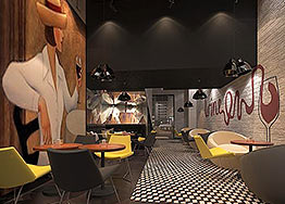 簽約珠江新城興盛路法國西餐廳裝修設(shè)計(jì)（La marina）