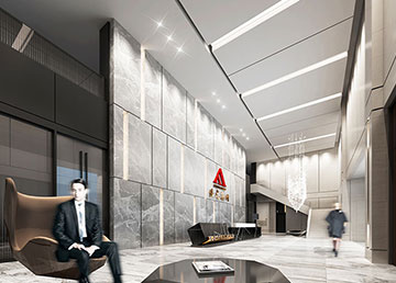 地產(chǎn)營(yíng)銷中心辦公樓裝修設(shè)計(jì) 佳龍集團(tuán)